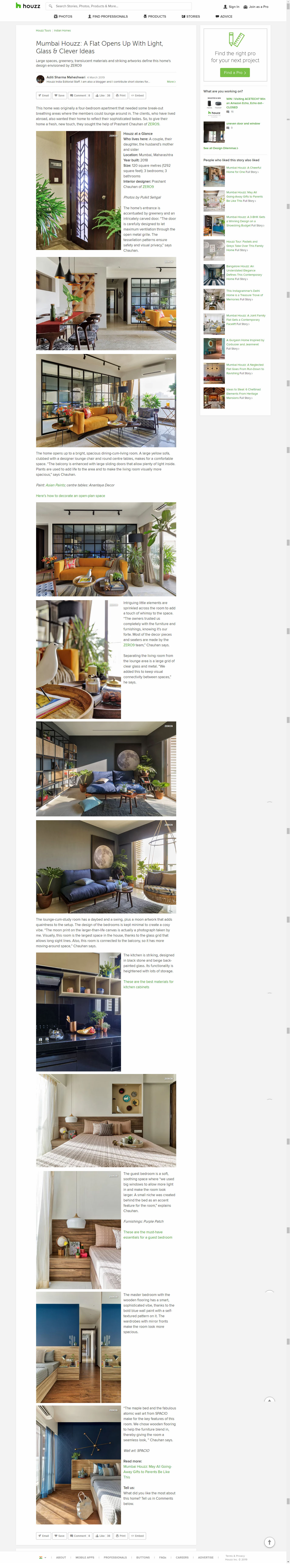 Houzz 2019 - Once in a Blue Moon